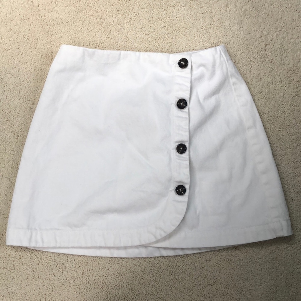 Urban Outfitters BDG White Denim Skirt